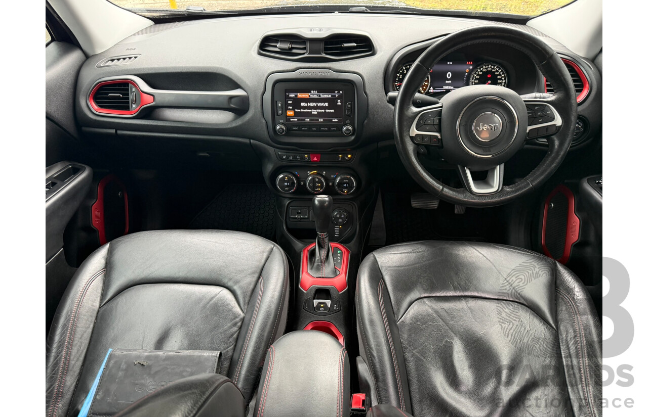 03/2017 Jeep Renegade TRAILHAWK AWD BU 4D Wagon Black 2.4L