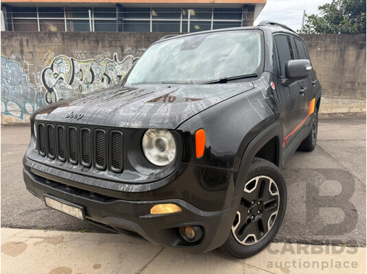 03/2017 Jeep Renegade TRAILHAWK AWD BU 4D Wagon Black 2.4L
