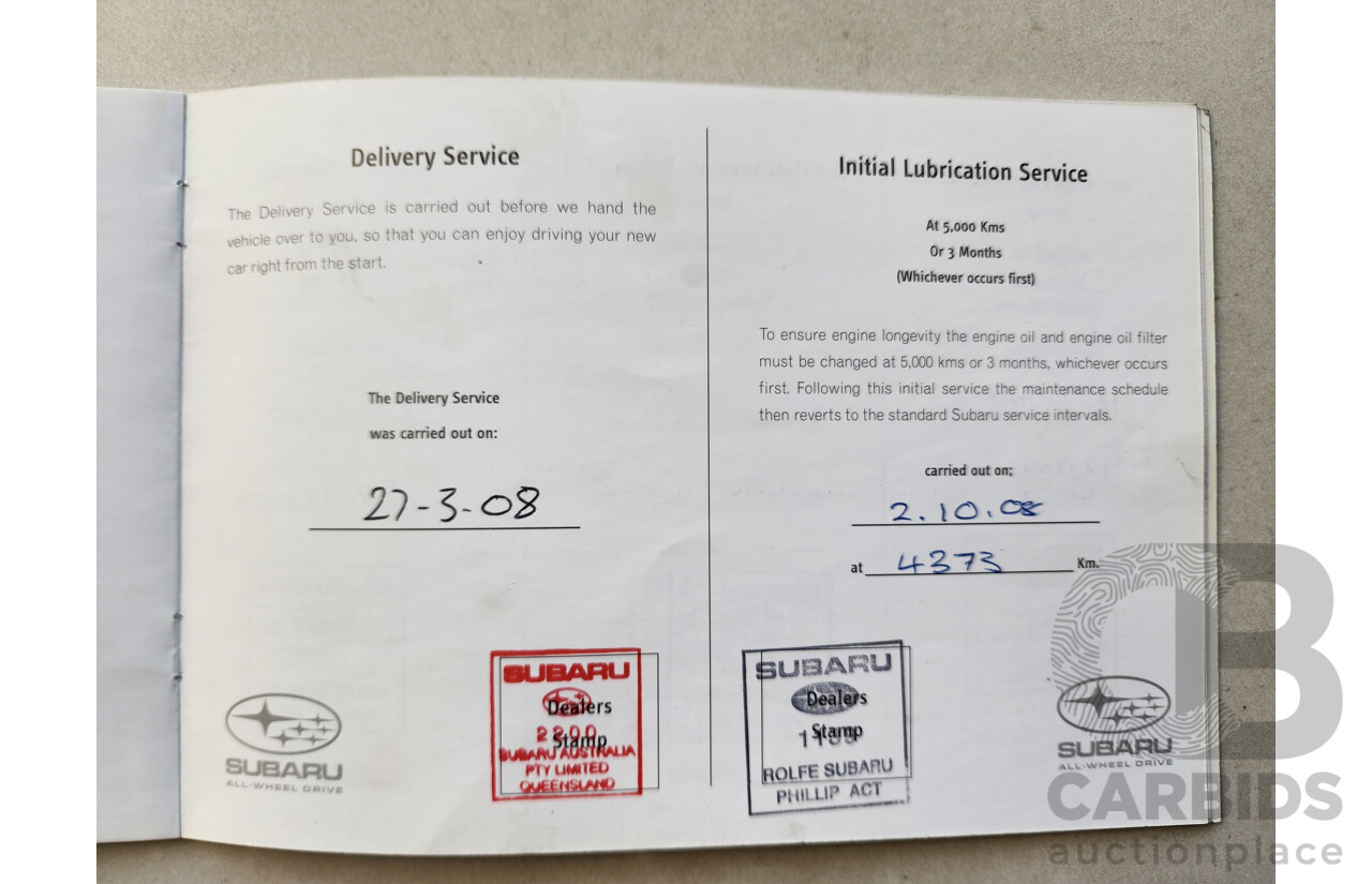 03/2008 Subaru Forester XS Premium MY09 4d Wagon Silver 2.5L
