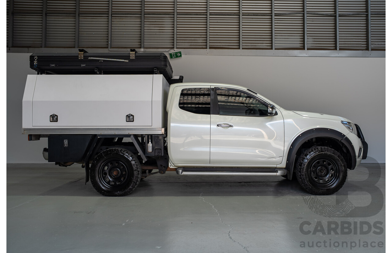 05/2018 Nissan Navara ST (4x4) D23 SERIES III MY18 King Cab P/Up White Turbo Diesel 2.3L