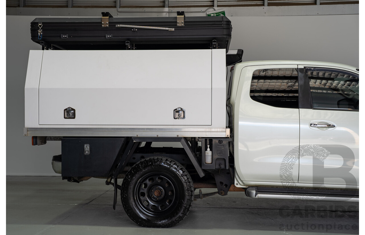 05/2018 Nissan Navara ST (4x4) D23 SERIES III MY18 King Cab P/Up White Turbo Diesel 2.3L