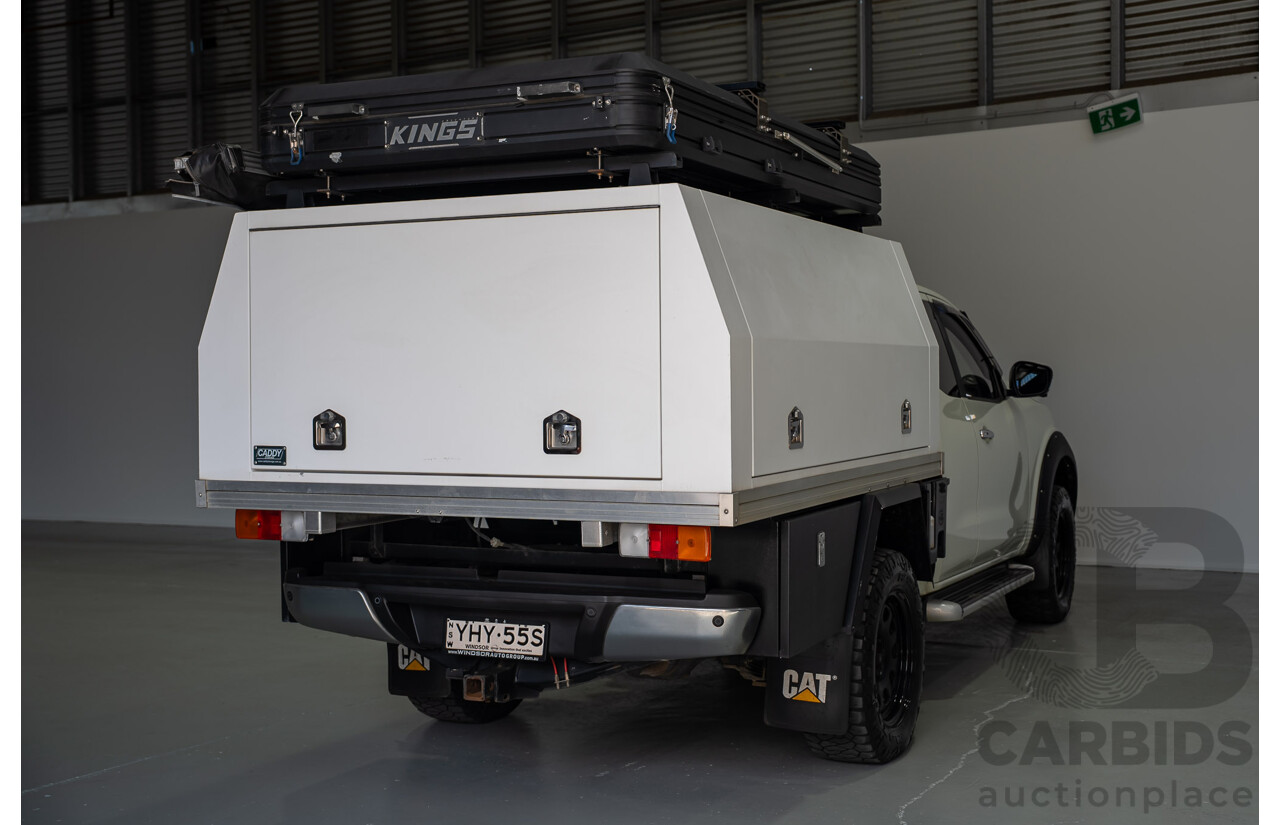 05/2018 Nissan Navara ST (4x4) D23 SERIES III MY18 King Cab P/Up White Turbo Diesel 2.3L