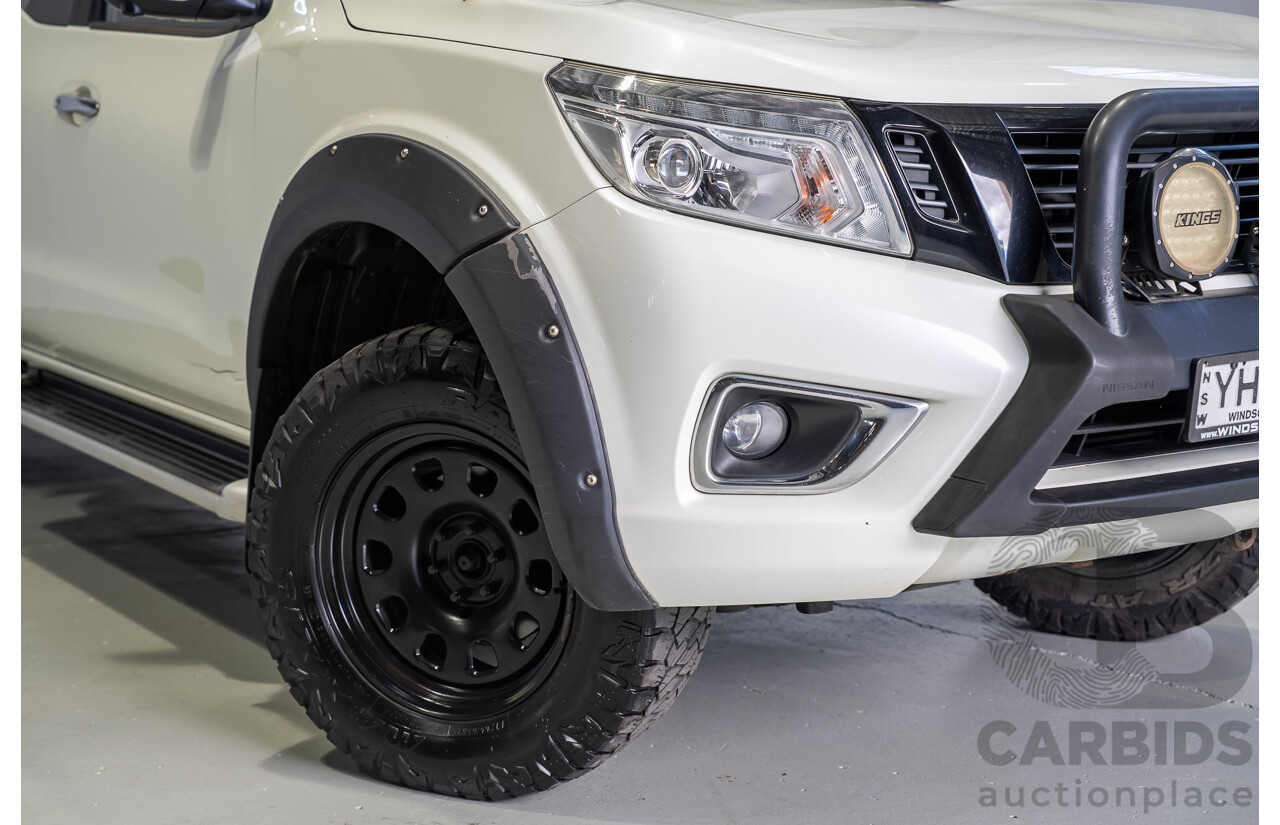 05/2018 Nissan Navara ST (4x4) D23 SERIES III MY18 King Cab P/Up White Turbo Diesel 2.3L