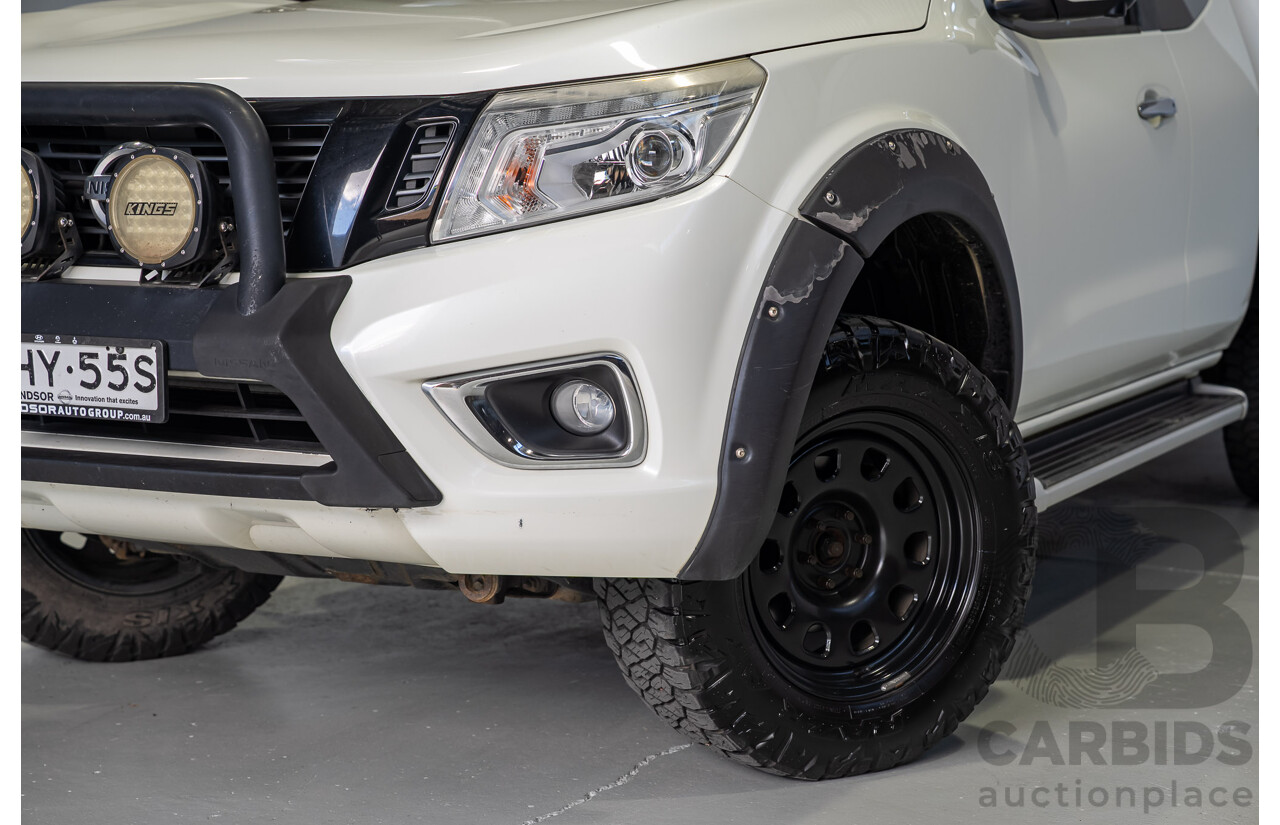 05/2018 Nissan Navara ST (4x4) D23 SERIES III MY18 King Cab P/Up White Turbo Diesel 2.3L