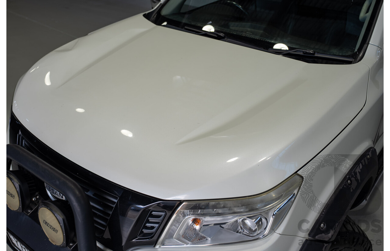 05/2018 Nissan Navara ST (4x4) D23 SERIES III MY18 King Cab P/Up White Turbo Diesel 2.3L