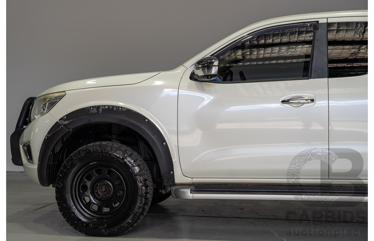 05/2018 Nissan Navara ST (4x4) D23 SERIES III MY18 King Cab P/Up White Turbo Diesel 2.3L