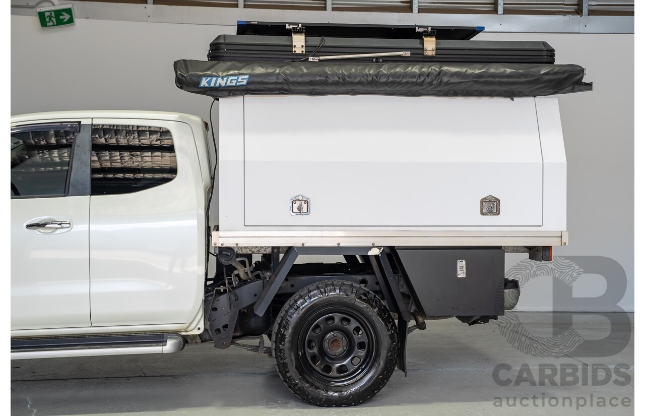 05/2018 Nissan Navara ST (4x4) D23 SERIES III MY18 King Cab P/Up White Turbo Diesel 2.3L