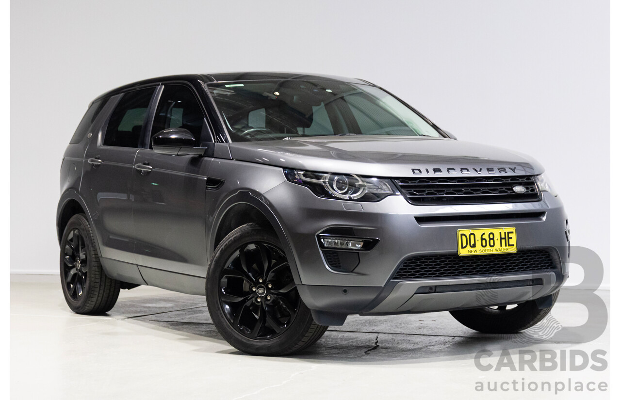 01/2018 Land Rover Discovery Sport TD4 HSE Luxury (AWD) L550 MY18 4d Wagon Grey Turbo Diesel 2.0L