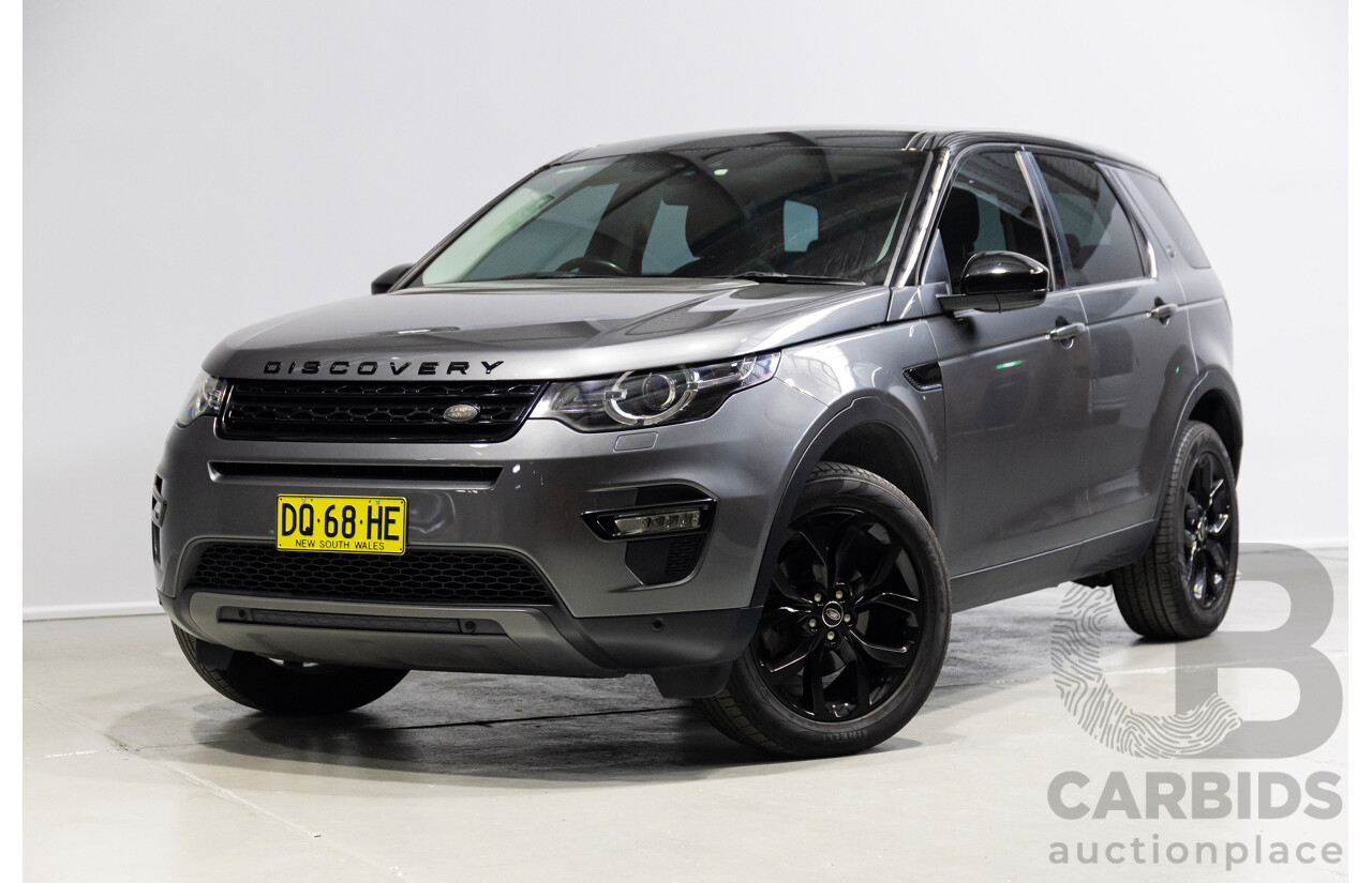 01/2018 Land Rover Discovery Sport TD4 HSE Luxury (AWD) L550 MY18 4d Wagon Grey Turbo Diesel 2.0L