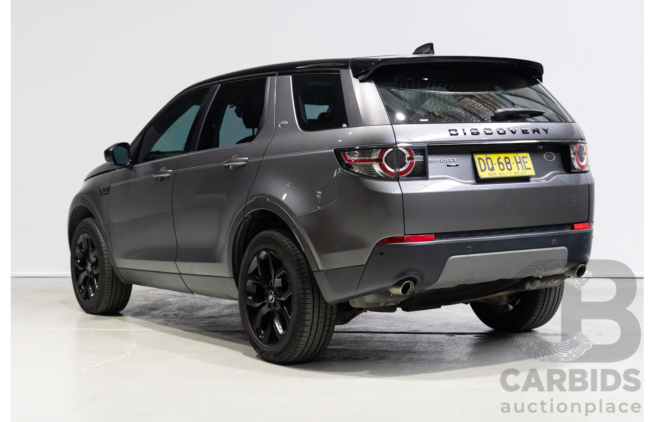 01/2018 Land Rover Discovery Sport TD4 HSE Luxury (AWD) L550 MY18 4d Wagon Grey Turbo Diesel 2.0L