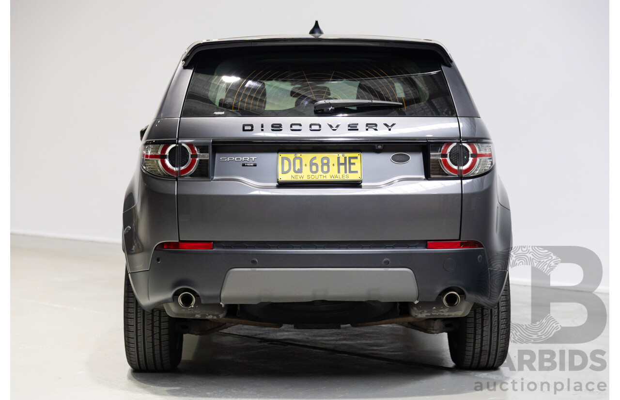 01/2018 Land Rover Discovery Sport TD4 HSE Luxury (AWD) L550 MY18 4d Wagon Grey Turbo Diesel 2.0L