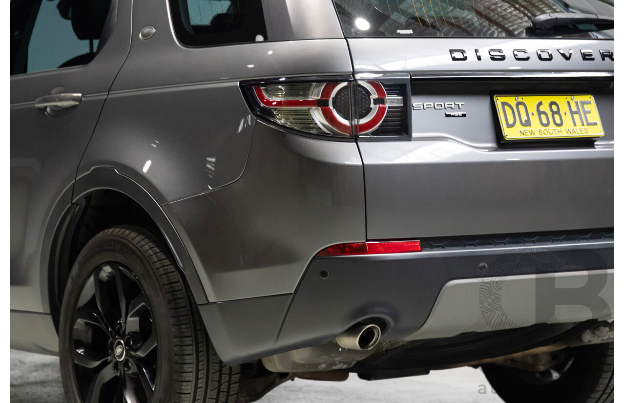 01/2018 Land Rover Discovery Sport TD4 HSE Luxury (AWD) L550 MY18 4d Wagon Grey Turbo Diesel 2.0L