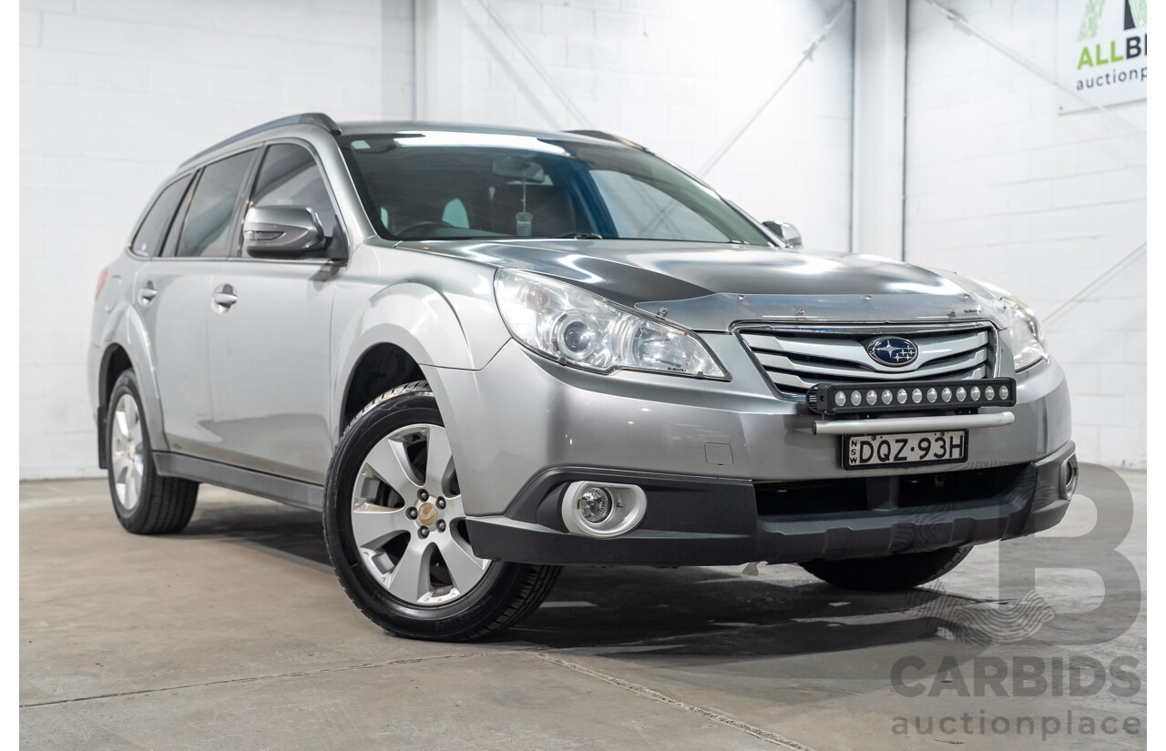 03/2010 Subaru Outback 2.5i AWD MY10 4d Wagon Silver 2.5L