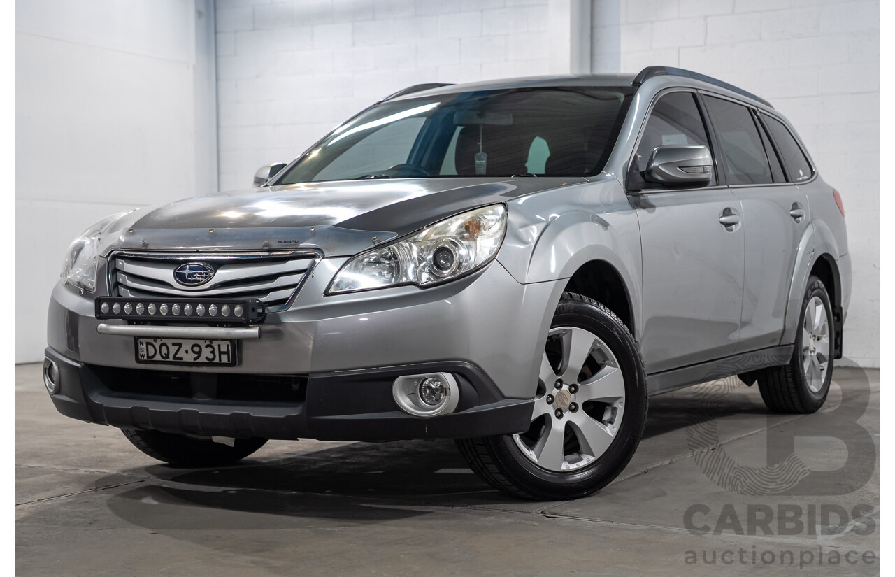 03/2010 Subaru Outback 2.5i AWD MY10 4d Wagon Silver 2.5L