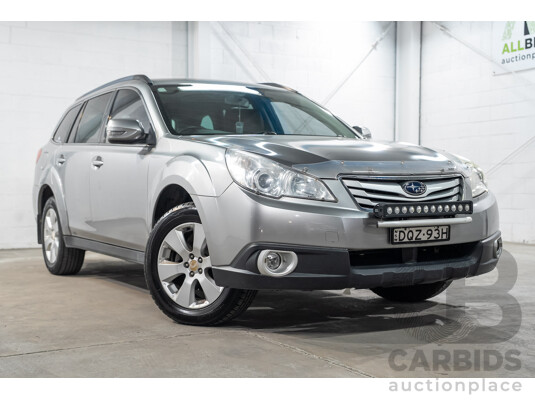 03/2010 Subaru Outback 2.5i AWD MY10 4d Wagon Silver 2.5L