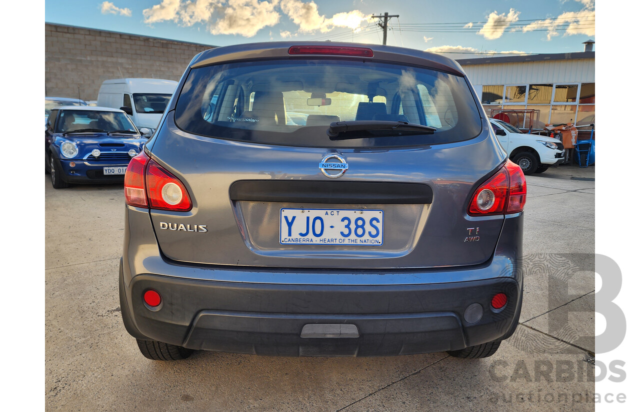 11/2009 Nissan Dualis Ti (4x4) J10 MY10 4d Wagon Grey 2.0L