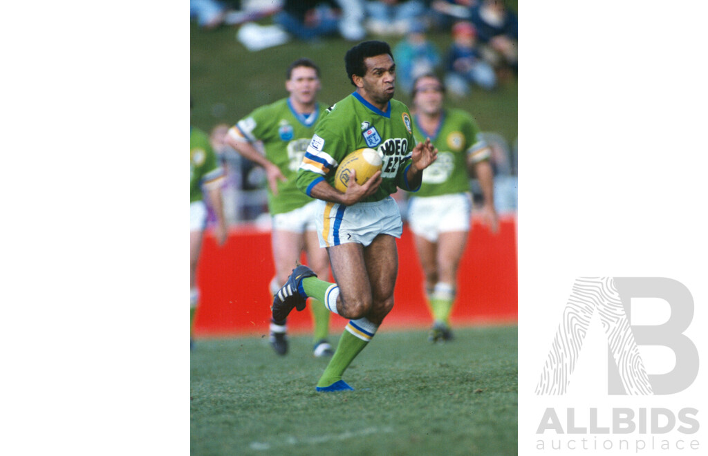 Two Canberra Raiders Underground Spirits 40th Anniversary Gin and Box - Personally Signed by John Ferguson #75 and Ken Nagas #146