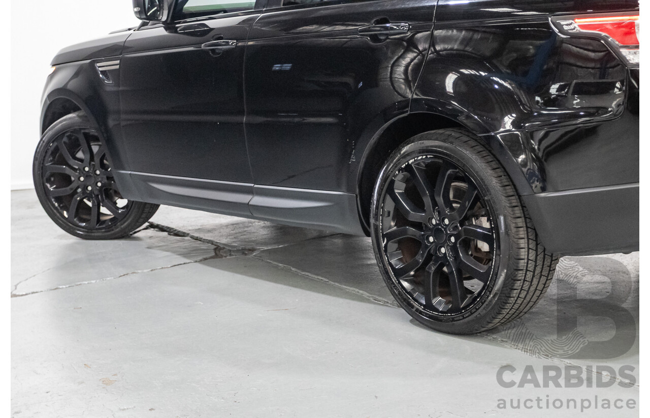 6/2016 Range Rover Range Rover Sport 3.0 TDV6 SE (AWD) LW MY16 4d Wagon Santorini Black Metallic Turbo Diesel V6 3.0L