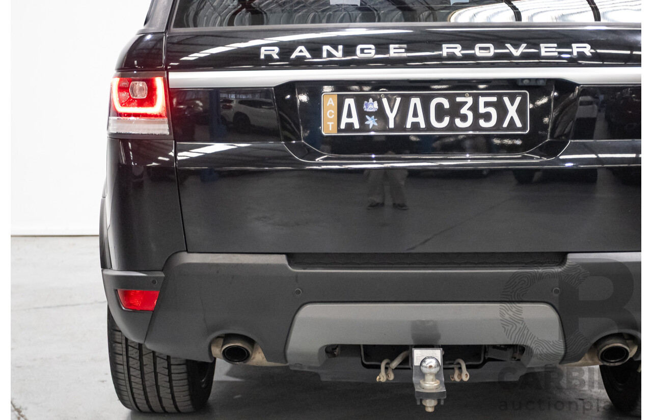 6/2016 Range Rover Range Rover Sport 3.0 TDV6 SE (AWD) LW MY16 4d Wagon Santorini Black Metallic Turbo Diesel V6 3.0L