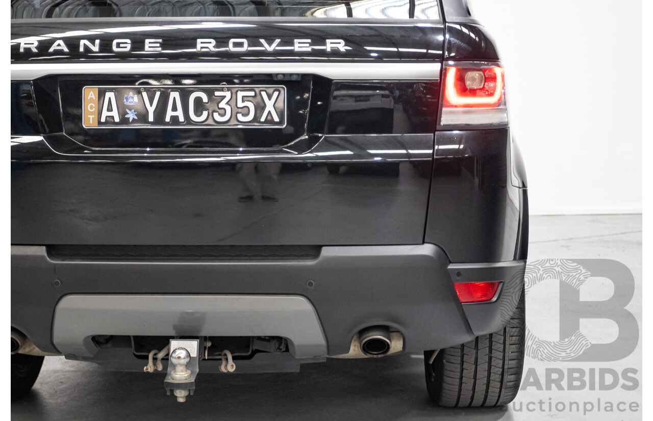 6/2016 Range Rover Range Rover Sport 3.0 TDV6 SE (AWD) LW MY16 4d Wagon Santorini Black Metallic Turbo Diesel V6 3.0L