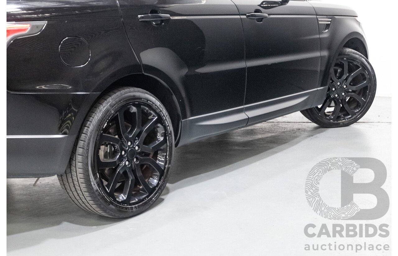 6/2016 Range Rover Range Rover Sport 3.0 TDV6 SE (AWD) LW MY16 4d Wagon Santorini Black Metallic Turbo Diesel V6 3.0L
