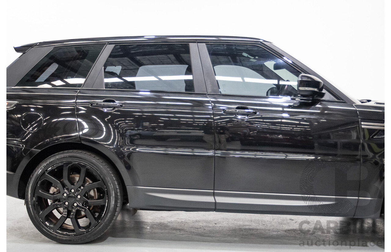 6/2016 Range Rover Range Rover Sport 3.0 TDV6 SE (AWD) LW MY16 4d Wagon Santorini Black Metallic Turbo Diesel V6 3.0L