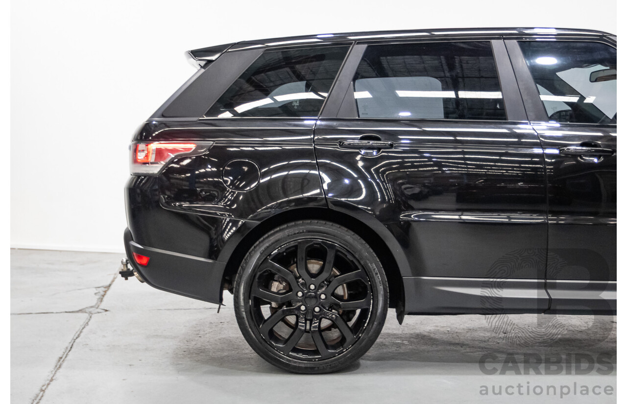 6/2016 Range Rover Range Rover Sport 3.0 TDV6 SE (AWD) LW MY16 4d Wagon Santorini Black Metallic Turbo Diesel V6 3.0L