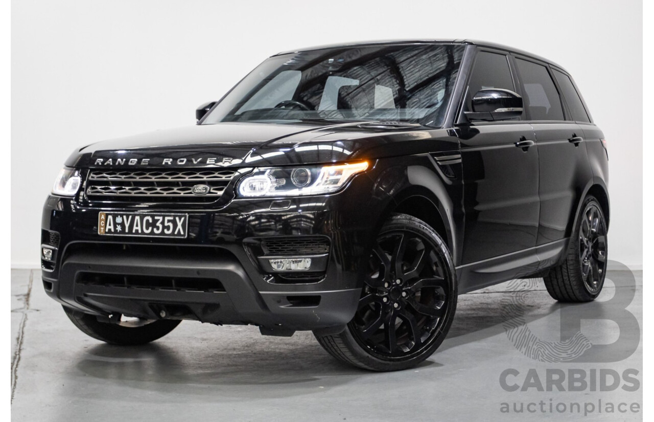 6/2016 Range Rover Range Rover Sport 3.0 TDV6 SE (AWD) LW MY16 4d Wagon Santorini Black Metallic Turbo Diesel V6 3.0L