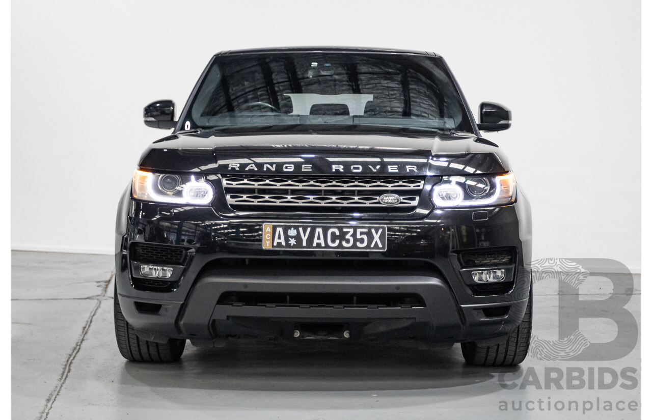 6/2016 Range Rover Range Rover Sport 3.0 TDV6 SE (AWD) LW MY16 4d Wagon Santorini Black Metallic Turbo Diesel V6 3.0L