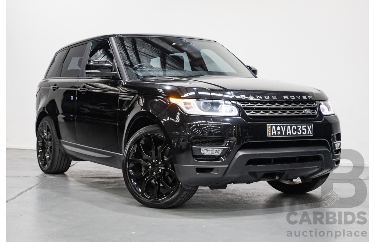 6/2016 Range Rover Range Rover Sport 3.0 TDV6 SE (AWD) LW MY16 4d Wagon Santorini Black Metallic Turbo Diesel V6 3.0L