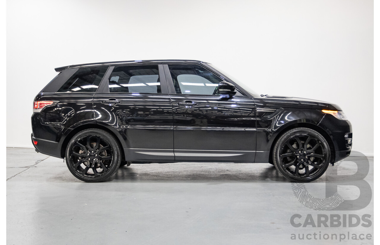 6/2016 Range Rover Range Rover Sport 3.0 TDV6 SE (AWD) LW MY16 4d Wagon Santorini Black Metallic Turbo Diesel V6 3.0L