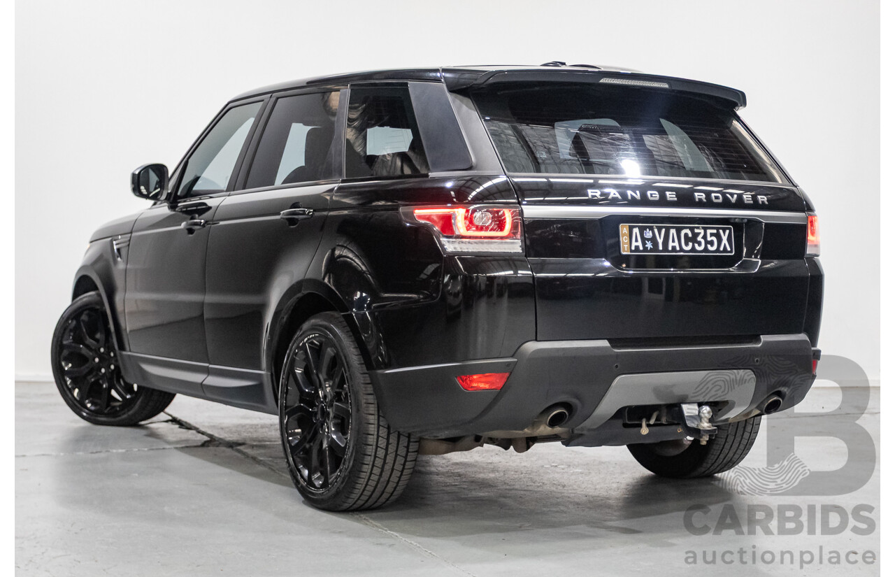 6/2016 Range Rover Range Rover Sport 3.0 TDV6 SE (AWD) LW MY16 4d Wagon Santorini Black Metallic Turbo Diesel V6 3.0L