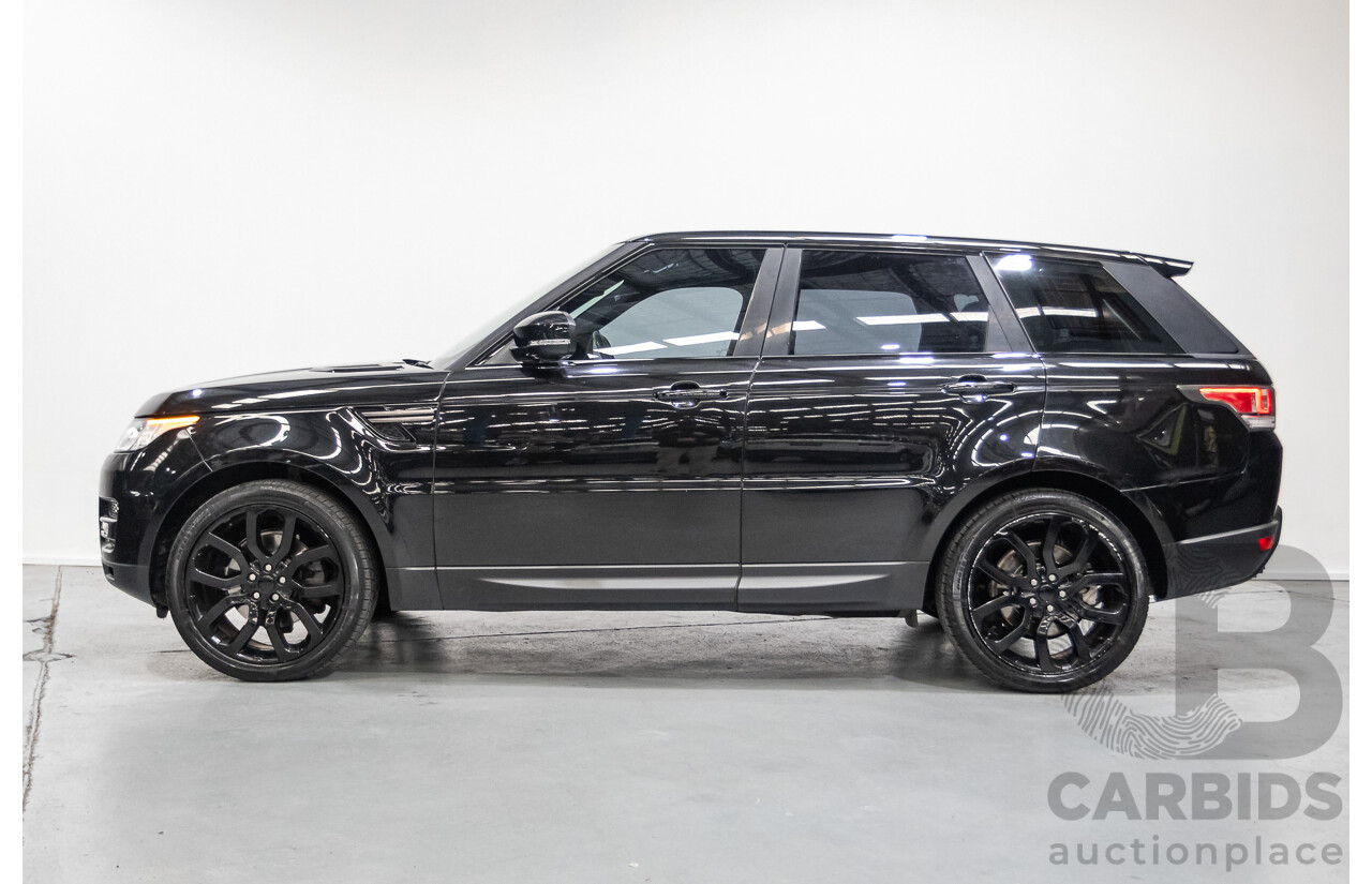 6/2016 Range Rover Range Rover Sport 3.0 TDV6 SE (AWD) LW MY16 4d Wagon Santorini Black Metallic Turbo Diesel V6 3.0L