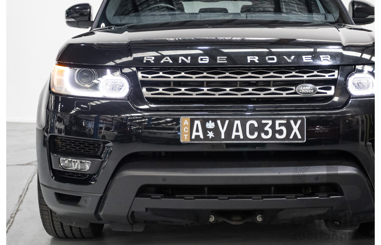 6/2016 Range Rover Range Rover Sport 3.0 TDV6 SE (AWD) LW MY16 4d Wagon Santorini Black Metallic Turbo Diesel V6 3.0L
