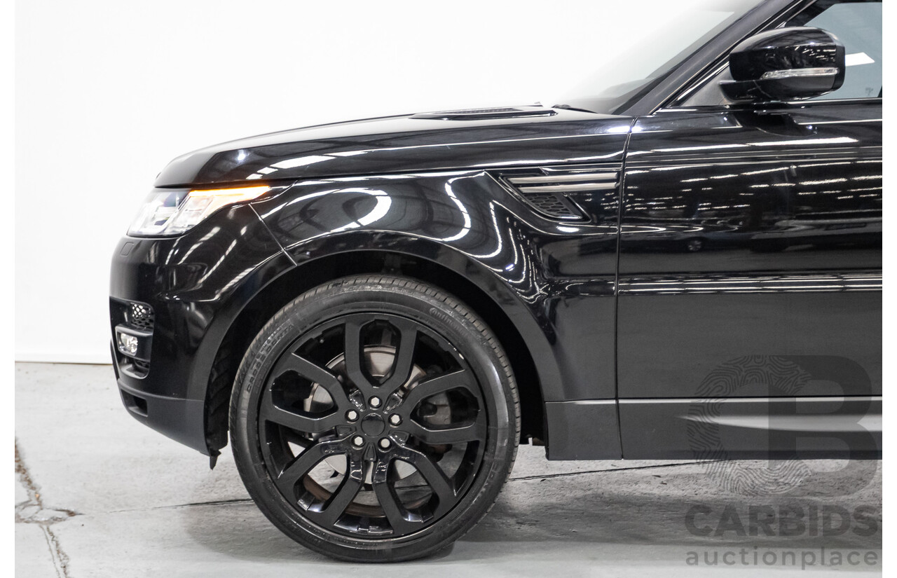 6/2016 Range Rover Range Rover Sport 3.0 TDV6 SE (AWD) LW MY16 4d Wagon Santorini Black Metallic Turbo Diesel V6 3.0L