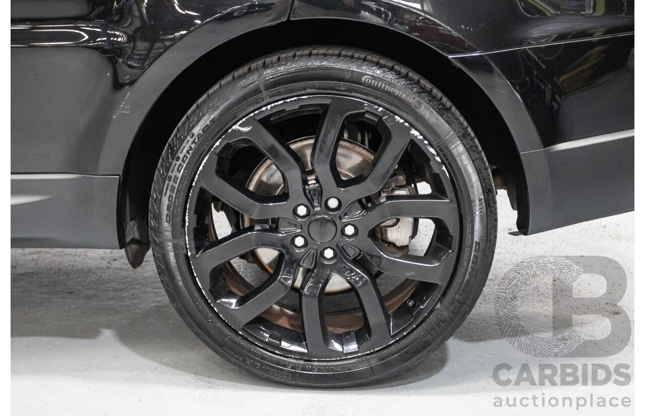 6/2016 Range Rover Range Rover Sport 3.0 TDV6 SE (AWD) LW MY16 4d Wagon Santorini Black Metallic Turbo Diesel V6 3.0L