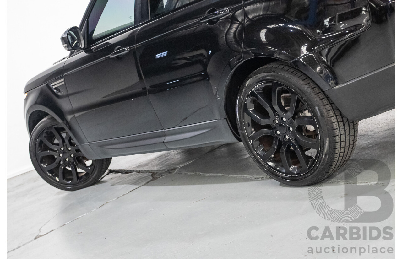 6/2016 Range Rover Range Rover Sport 3.0 TDV6 SE (AWD) LW MY16 4d Wagon Santorini Black Metallic Turbo Diesel V6 3.0L