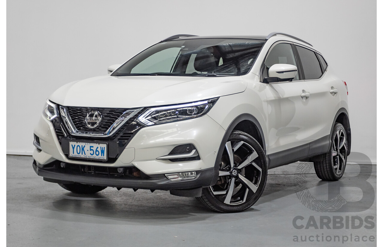 12/2018 Nissan Qashqai Ti J11 MY18 4D Wagon White 2.0L