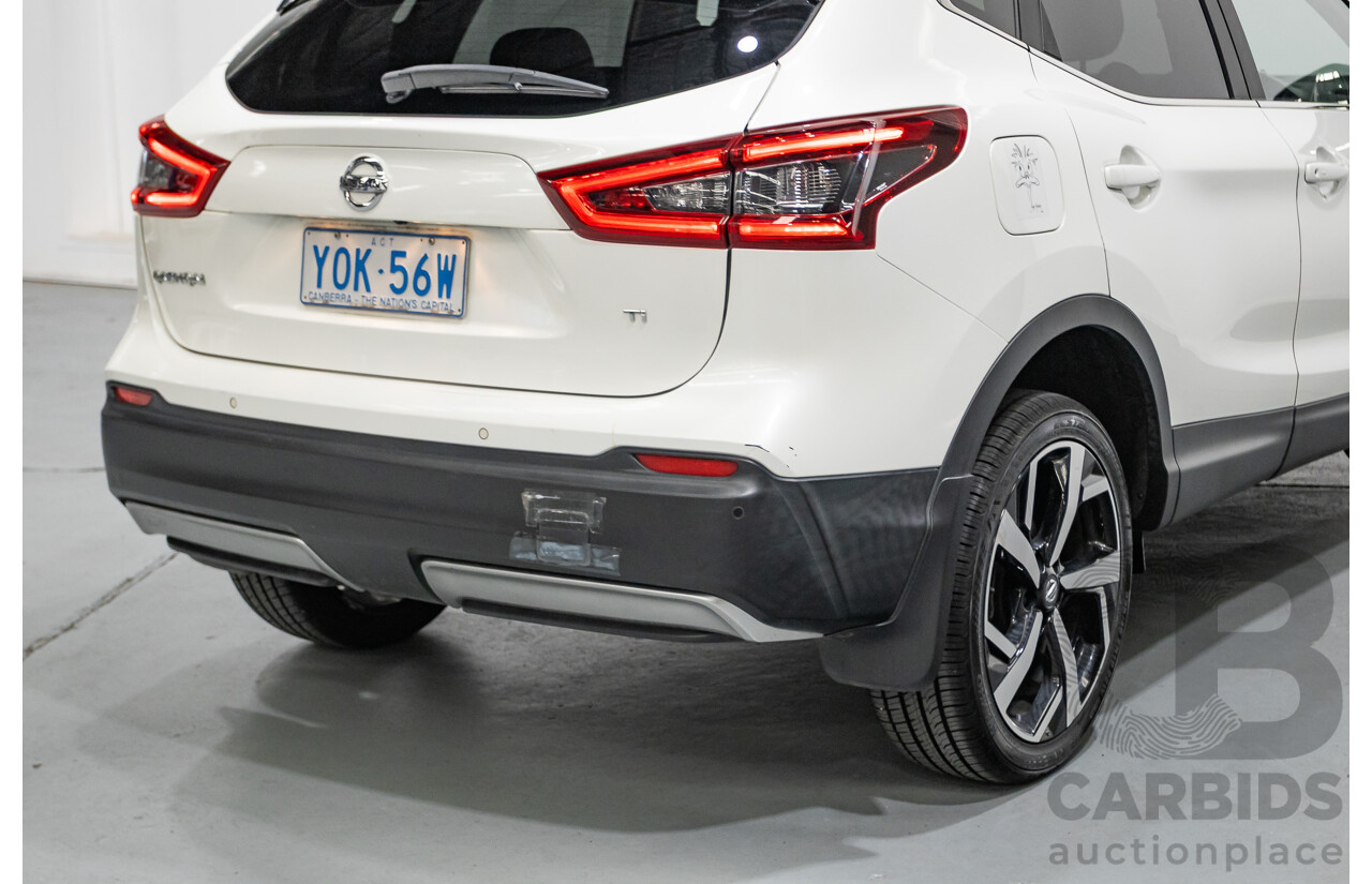 12/2018 Nissan Qashqai Ti J11 MY18 4D Wagon White 2.0L