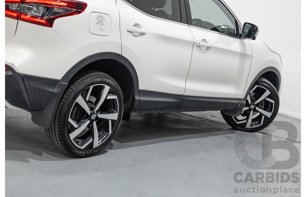 12/2018 Nissan Qashqai Ti J11 MY18 4D Wagon White 2.0L