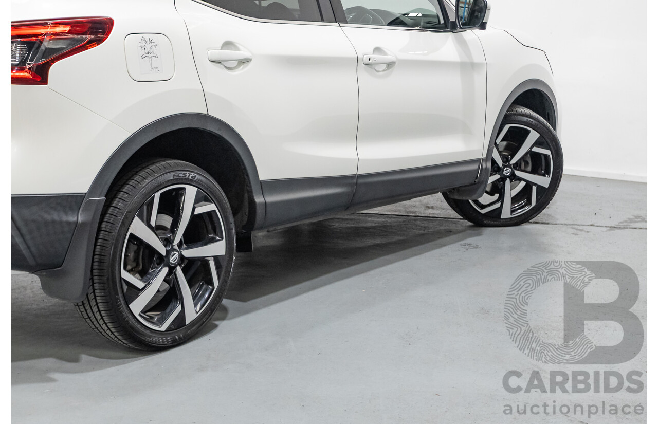12/2018 Nissan Qashqai Ti J11 MY18 4D Wagon White 2.0L