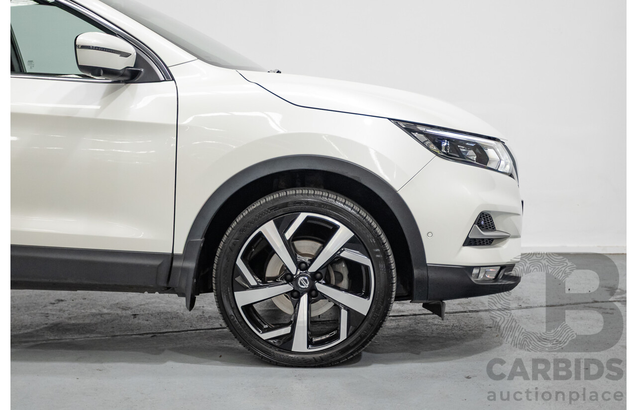 12/2018 Nissan Qashqai Ti J11 MY18 4D Wagon White 2.0L