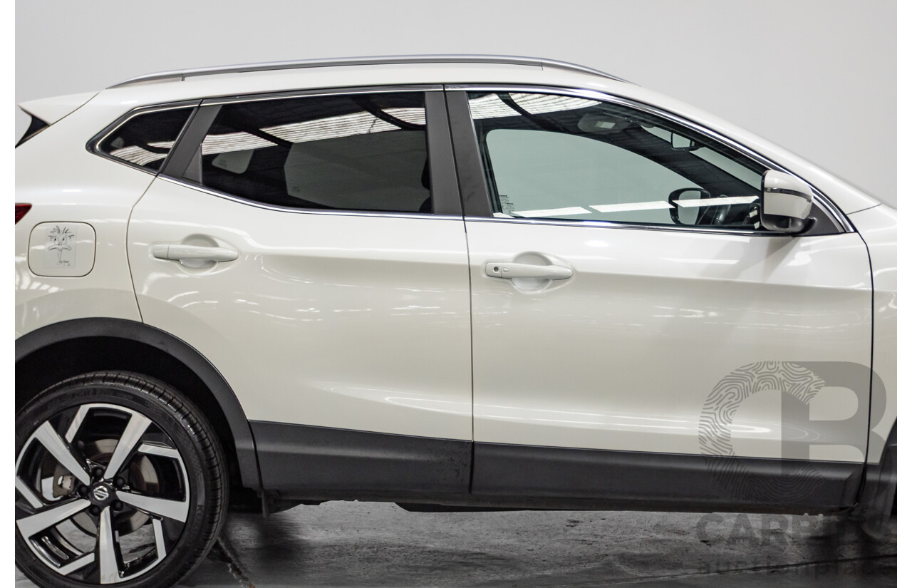 12/2018 Nissan Qashqai Ti J11 MY18 4D Wagon White 2.0L