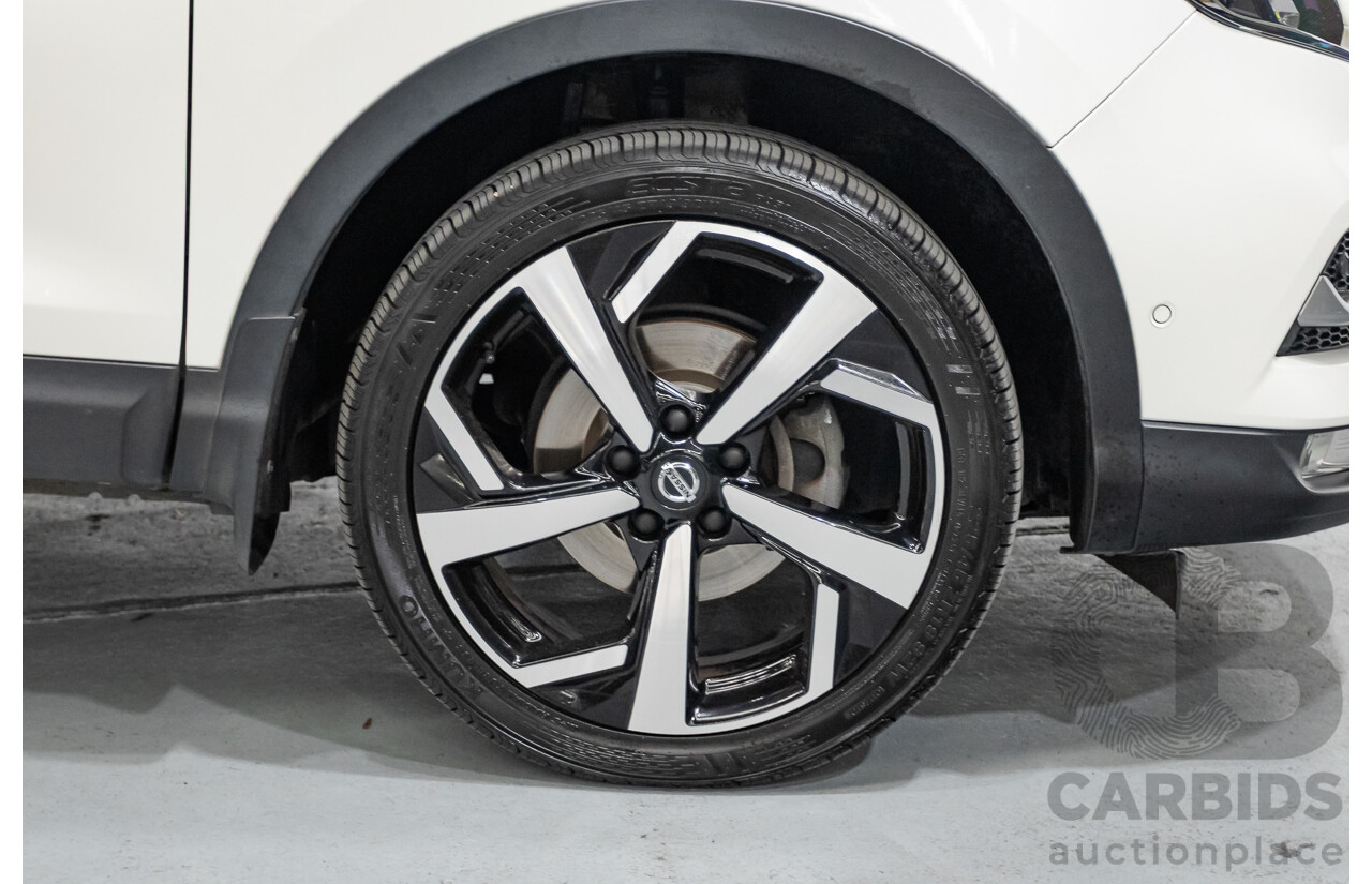 12/2018 Nissan Qashqai Ti J11 MY18 4D Wagon White 2.0L