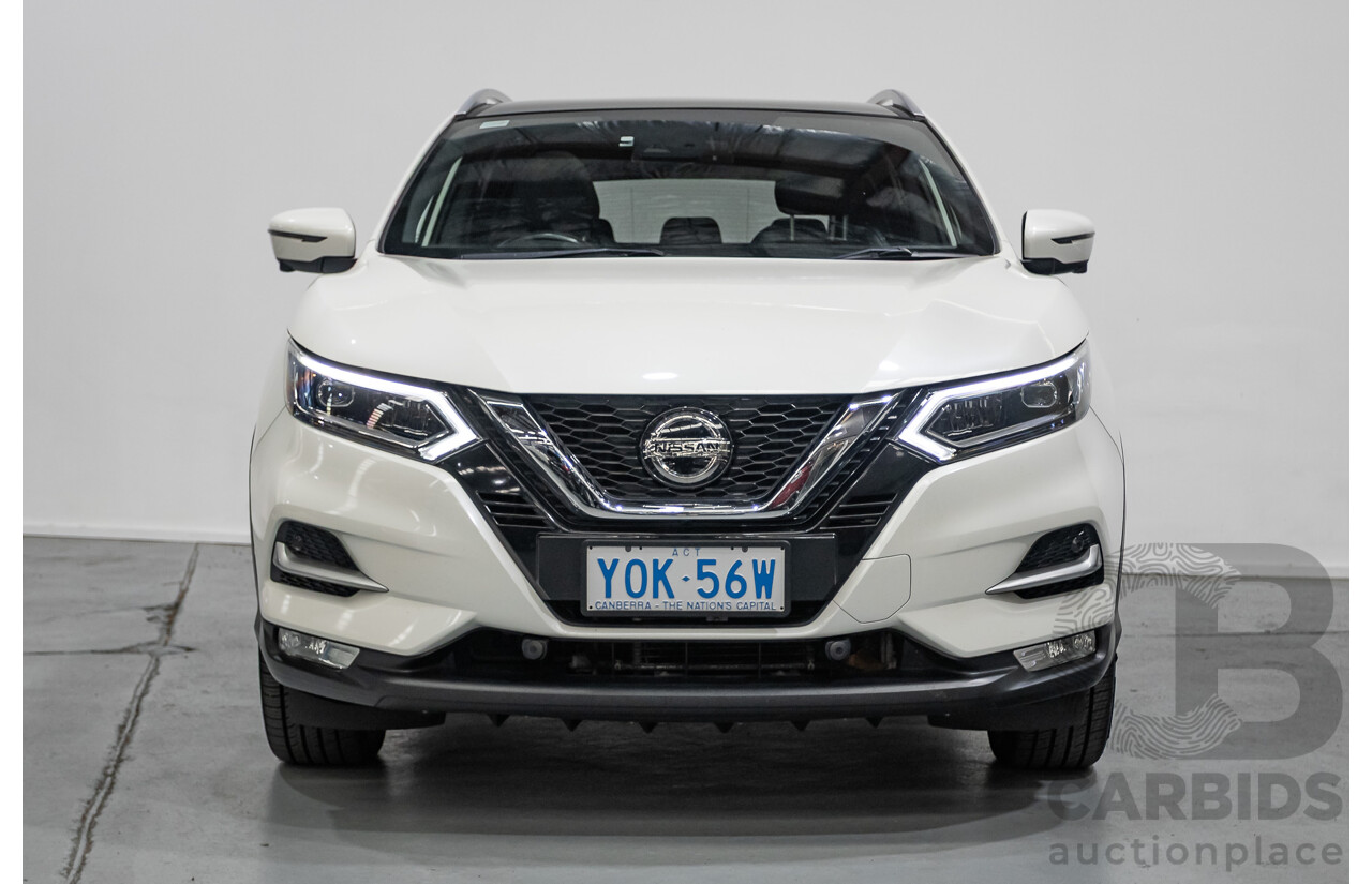 12/2018 Nissan Qashqai Ti J11 MY18 4D Wagon White 2.0L