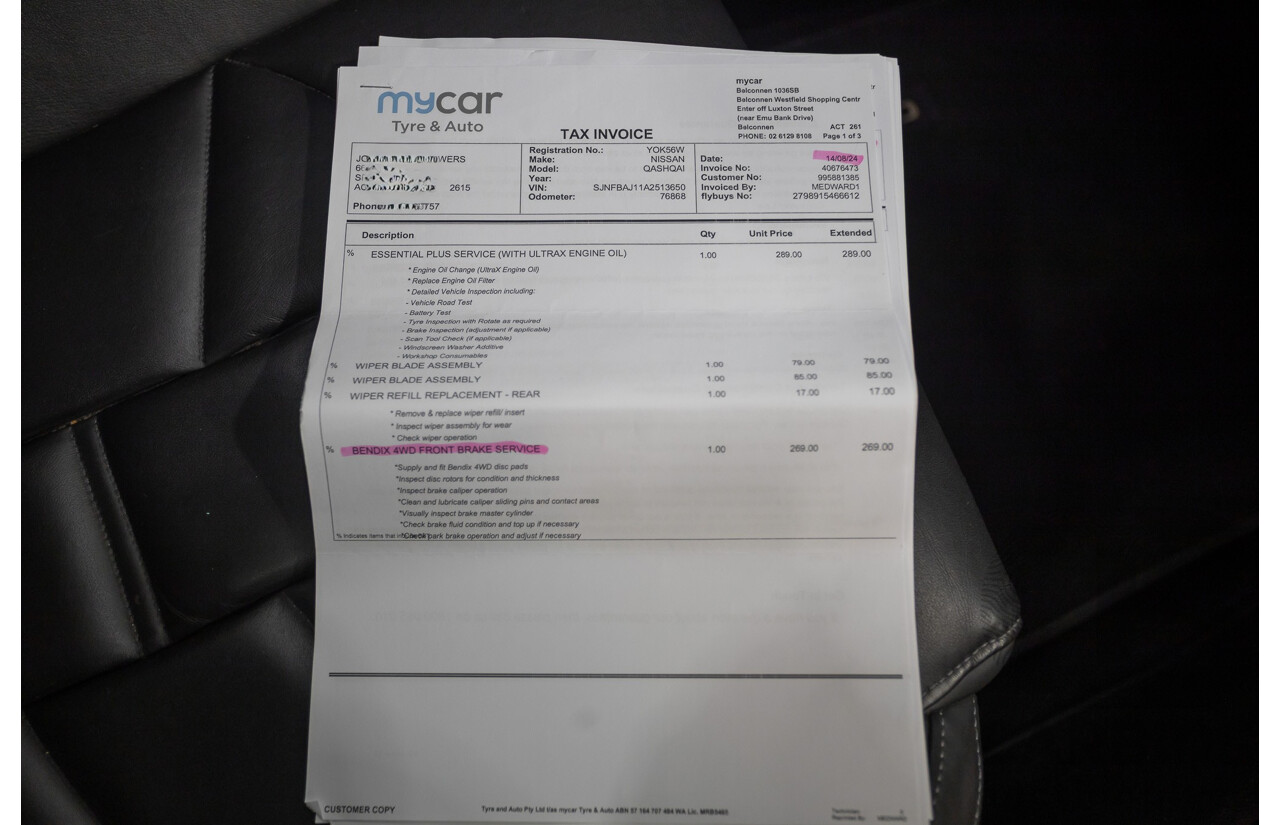 12/2018 Nissan Qashqai Ti J11 MY18 4D Wagon White 2.0L