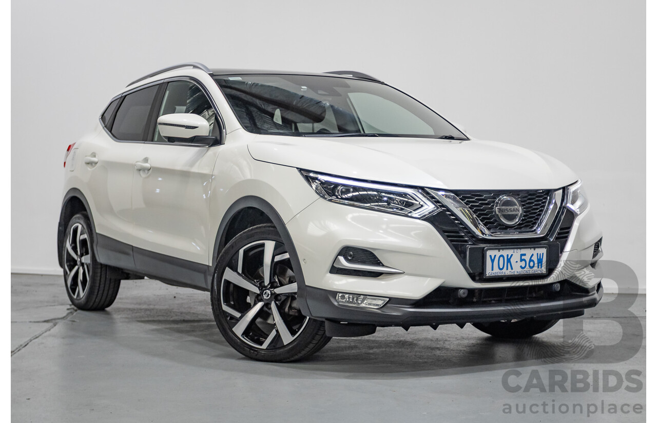 12/2018 Nissan Qashqai Ti J11 MY18 4D Wagon White 2.0L