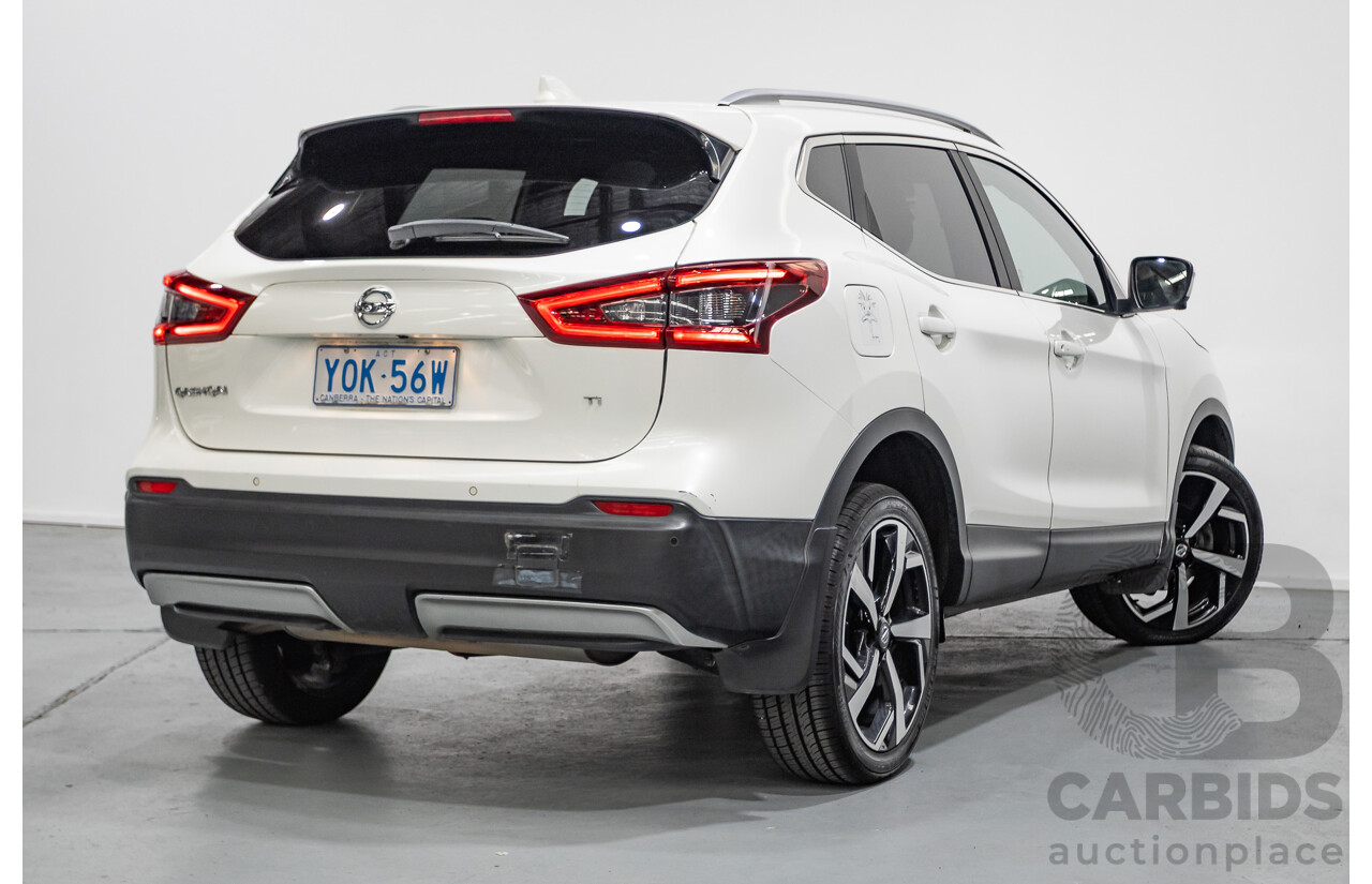 12/2018 Nissan Qashqai Ti J11 MY18 4D Wagon White 2.0L