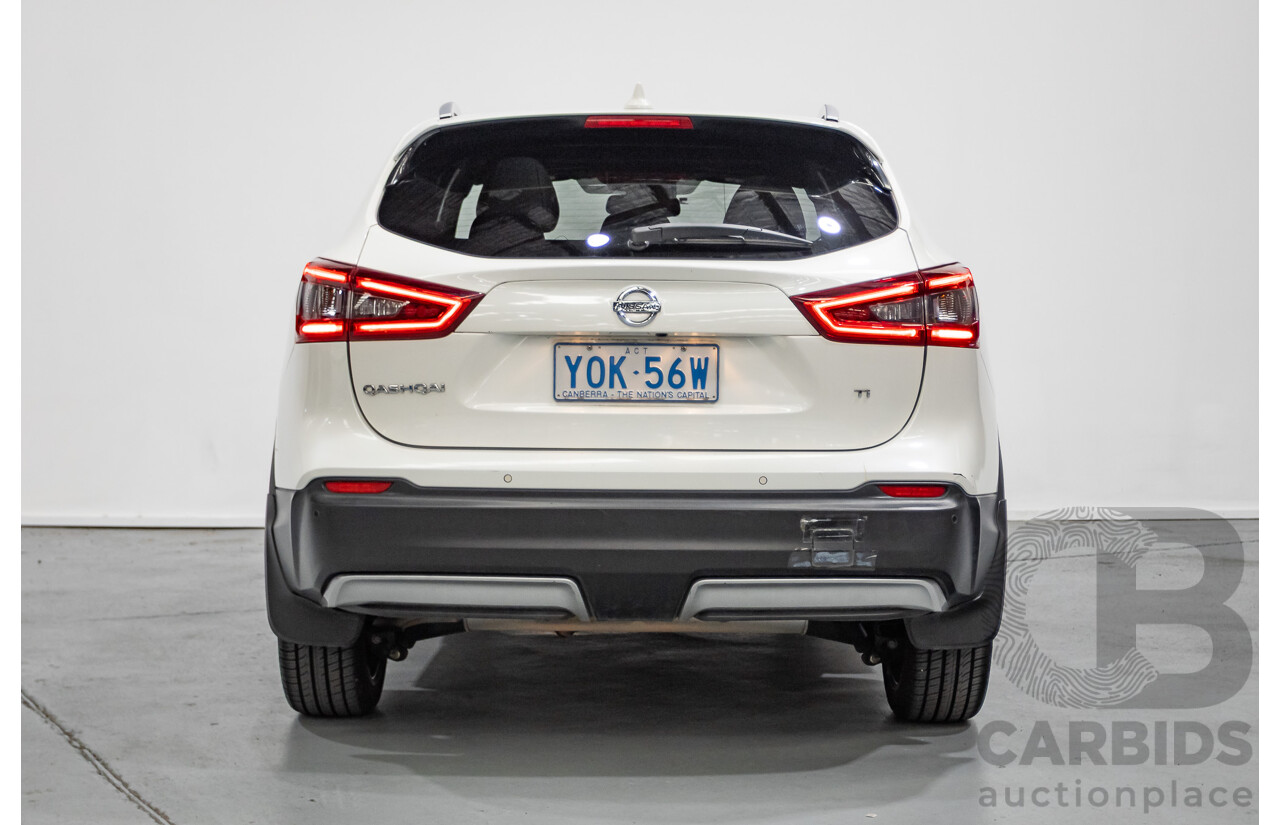 12/2018 Nissan Qashqai Ti J11 MY18 4D Wagon White 2.0L