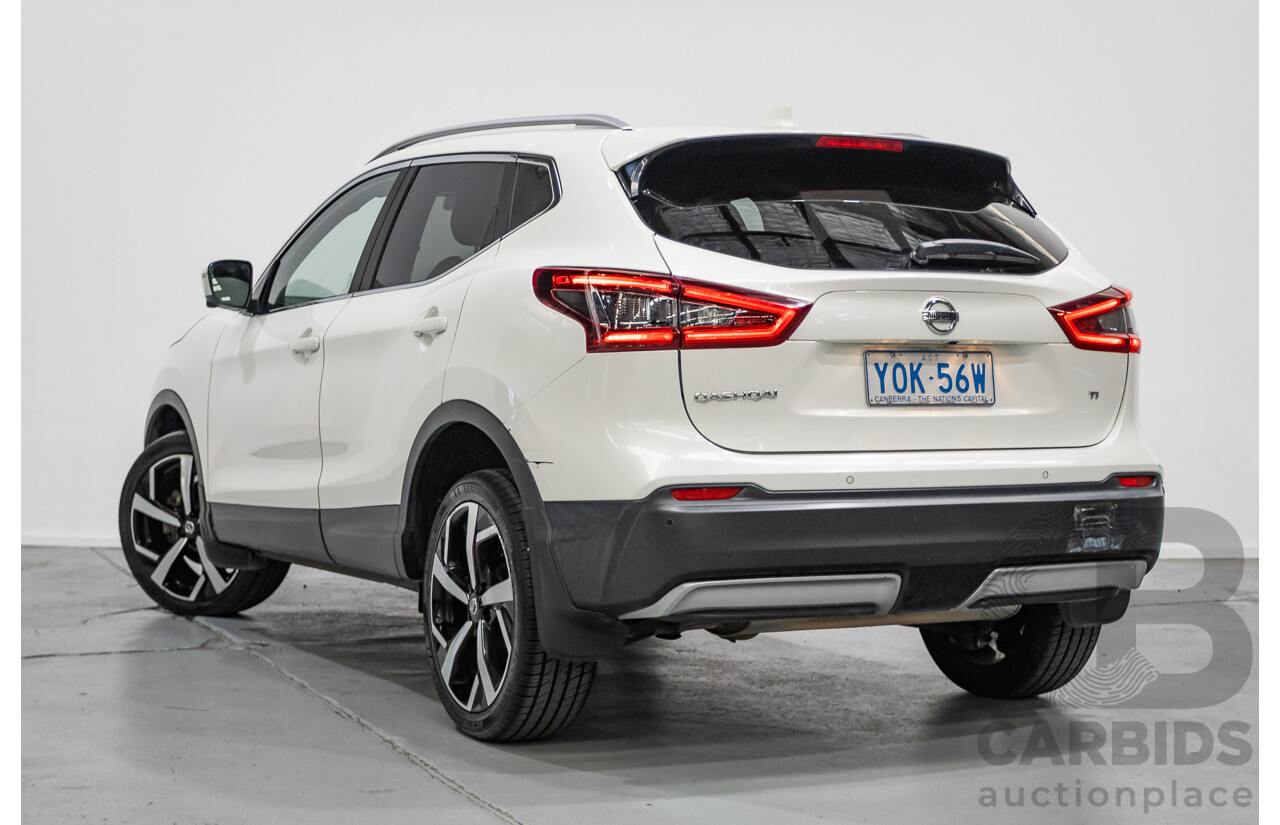 12/2018 Nissan Qashqai Ti J11 MY18 4D Wagon White 2.0L